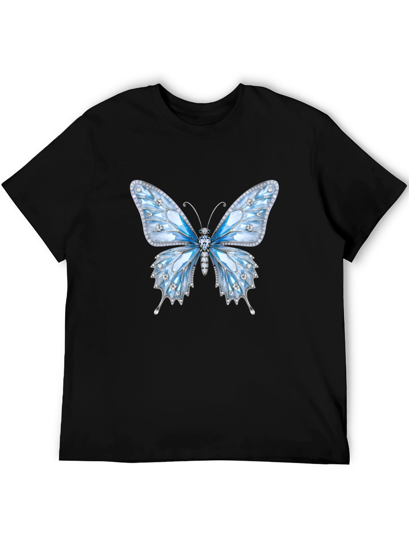 Butterfly Gem T-Shirt - Sparkling Elegant Design