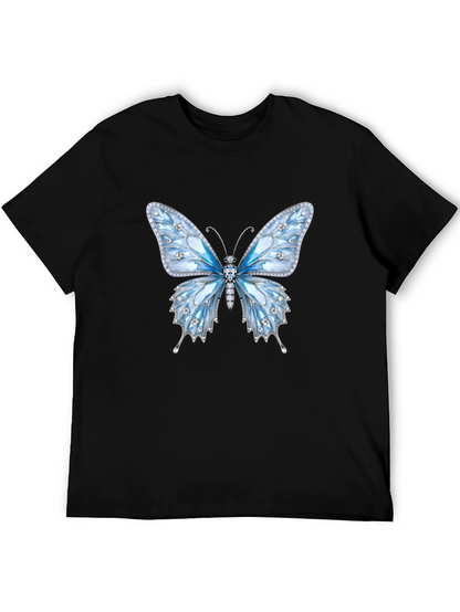 Butterfly Gem T-Shirt - Sparkling Elegant Design