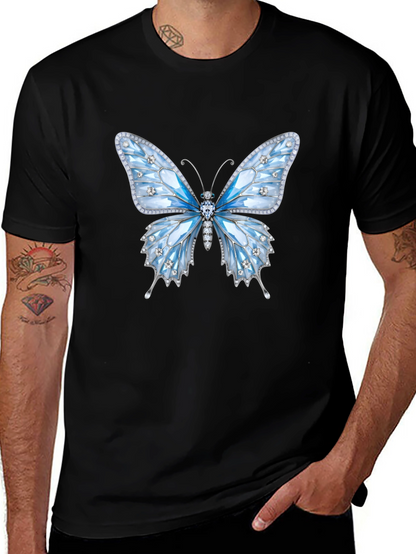 Butterfly Gem T-Shirt - Sparkling Elegant Design
