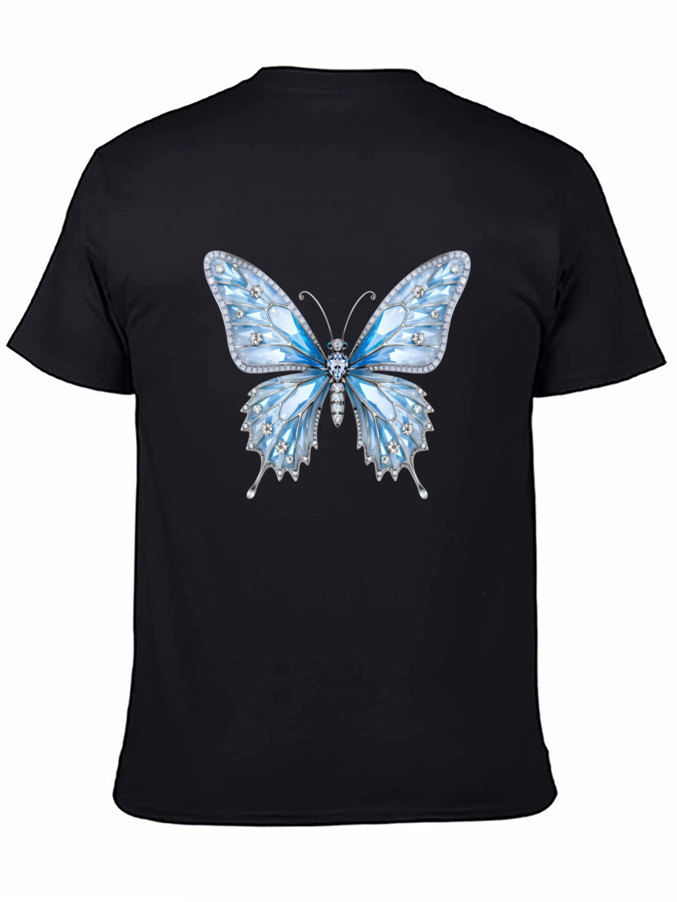 Butterfly Gem T-Shirt - Sparkling Elegant Design