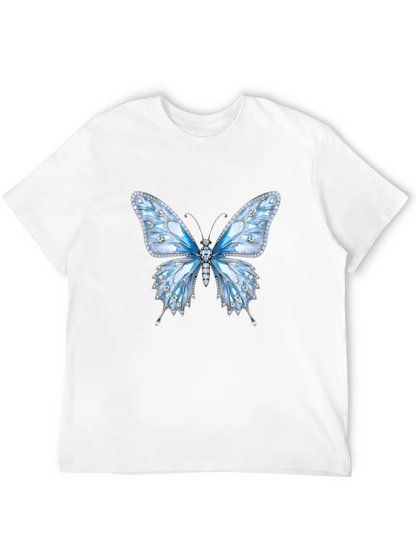 Butterfly Gem T-Shirt - Sparkling Elegant Design