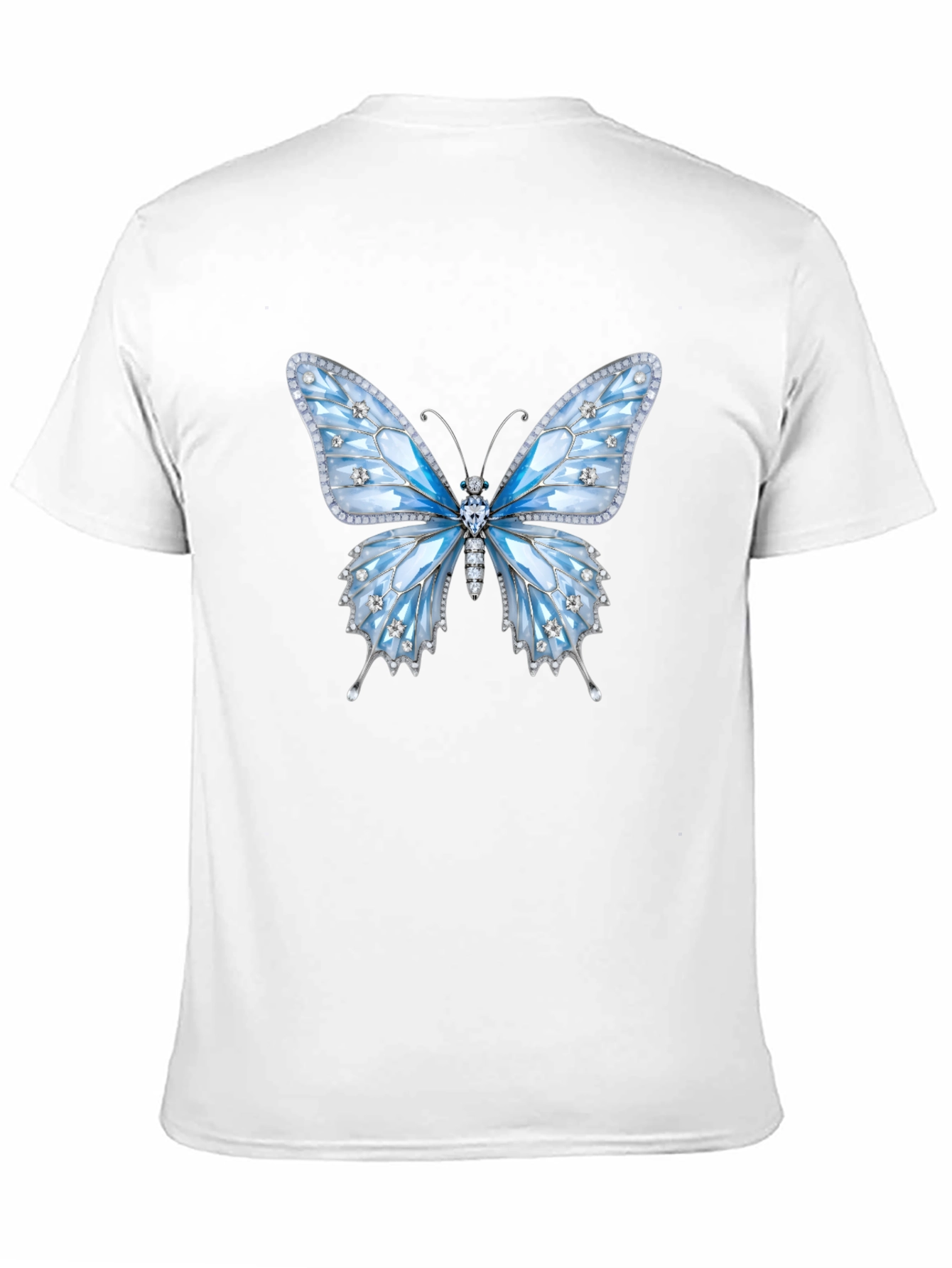 Butterfly Gem T-Shirt - Sparkling Elegant Design