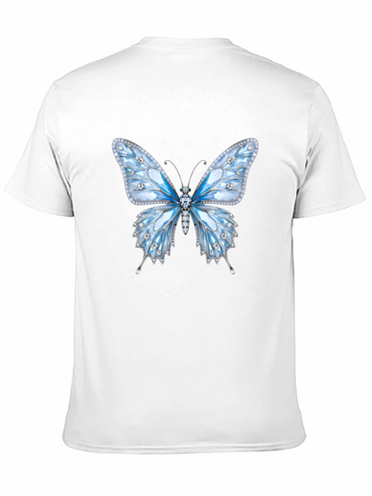Butterfly Gem T-Shirt - Sparkling Elegant Design