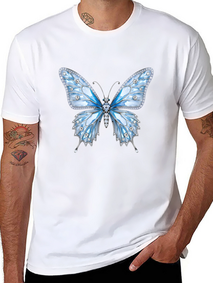 Butterfly Gem T-Shirt - Sparkling Elegant Design