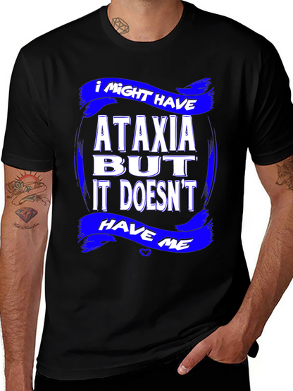 Ataxia Awareness Graphic T-Shirt - Black