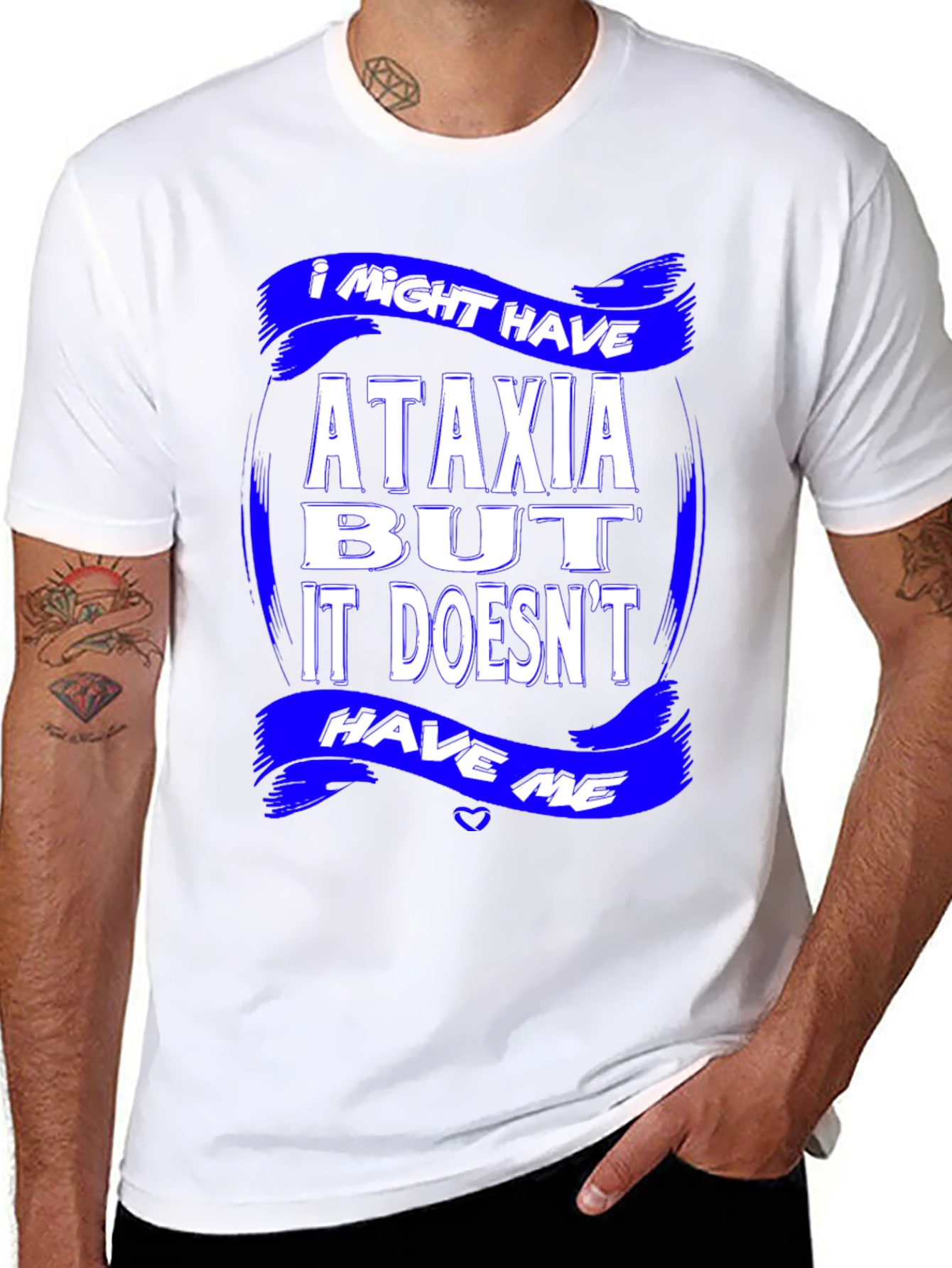 Ataxia Awareness Graphic T-Shirt - Black