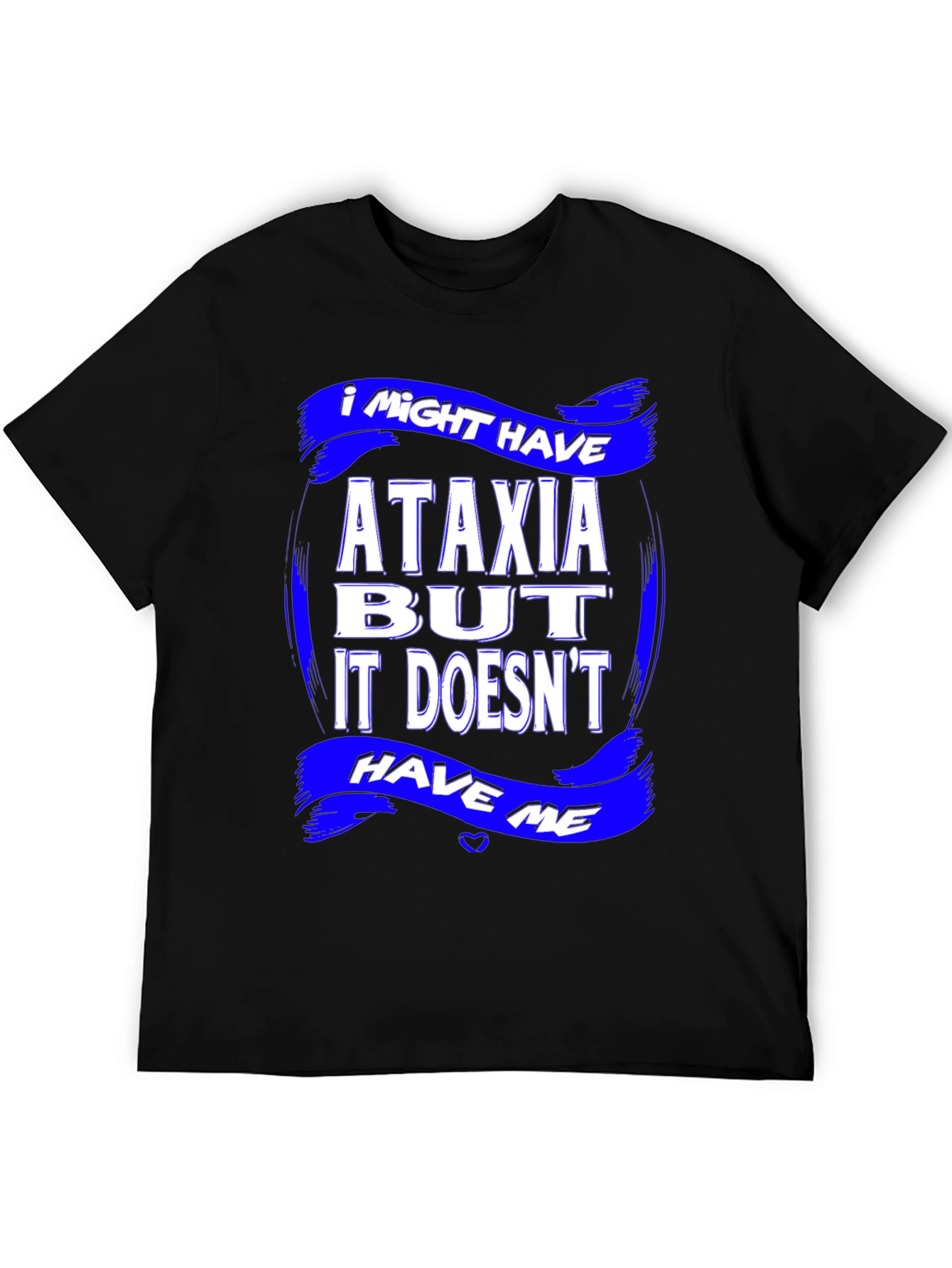 Ataxia Awareness Graphic T-Shirt - Black