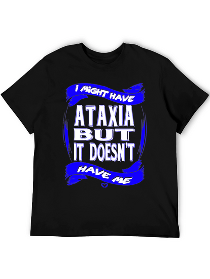 Ataxia Awareness Graphic T-Shirt - Black