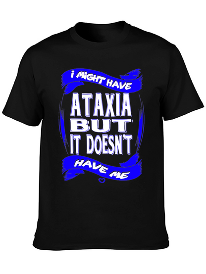 Ataxia Awareness Graphic T-Shirt - Black