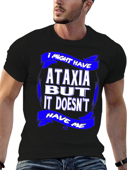 Ataxia Awareness Graphic T-Shirt - Black