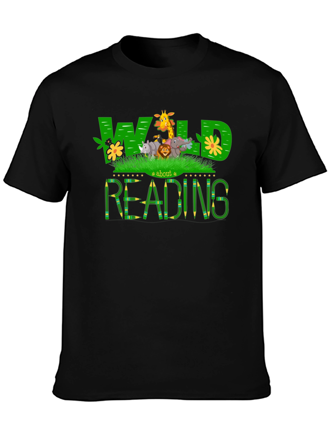 Wild About Reading Graphic T-Shirt