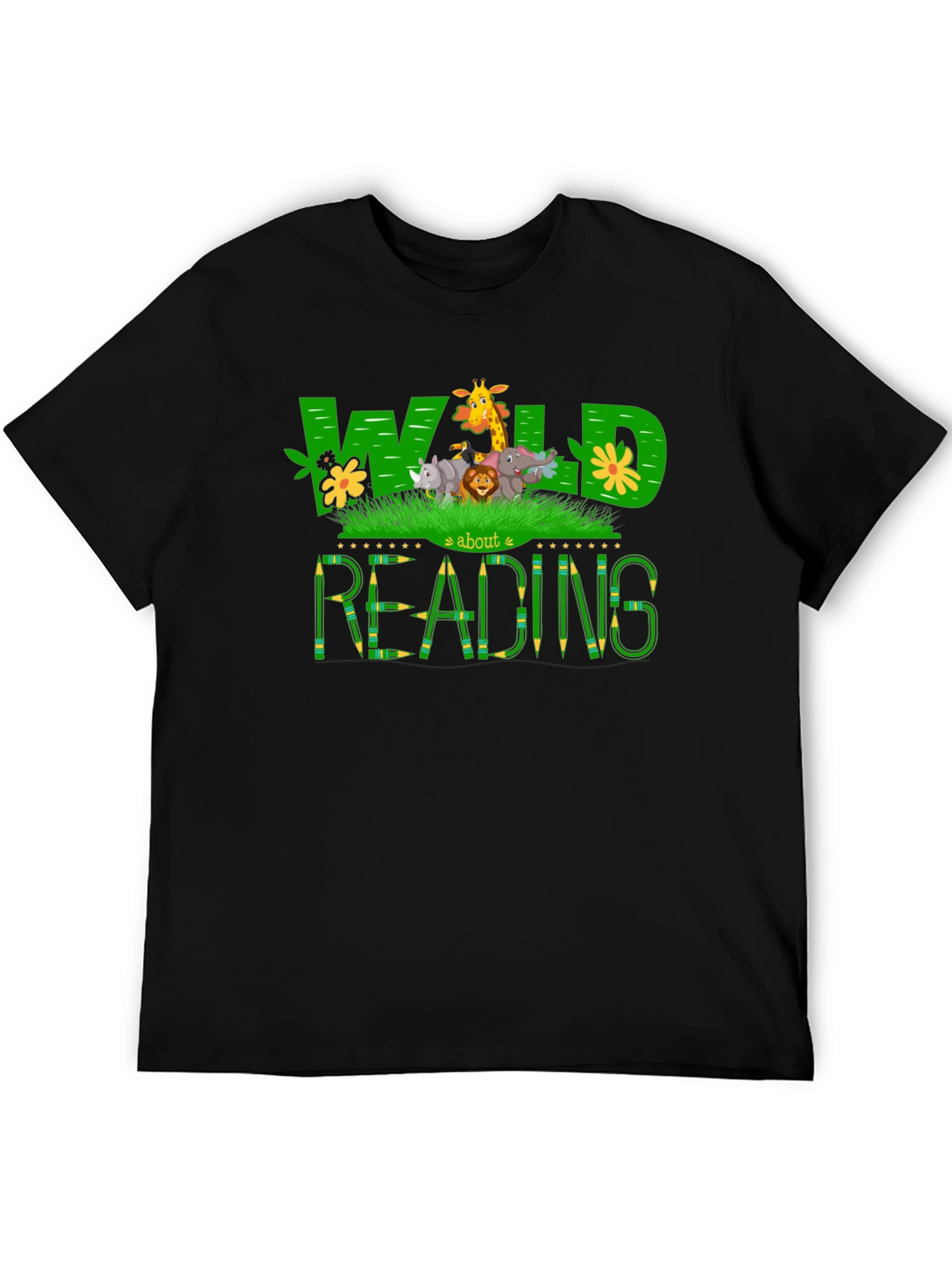 Wild About Reading Graphic T-Shirt