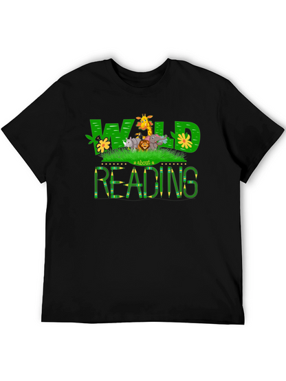 Wild About Reading Graphic T-Shirt