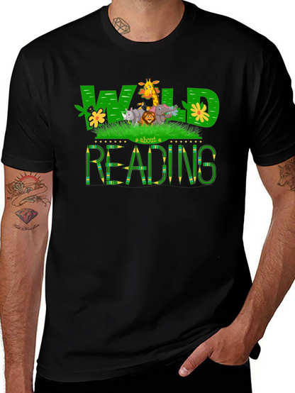 Wild About Reading Graphic T-Shirt