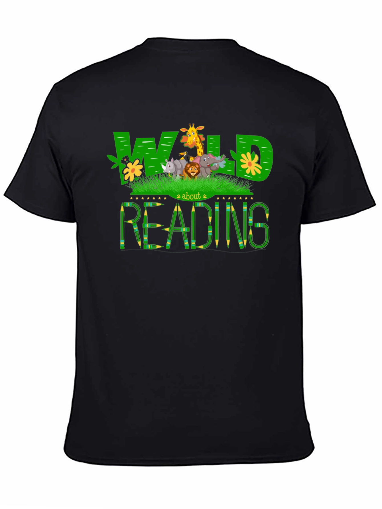 Wild About Reading Graphic T-Shirt