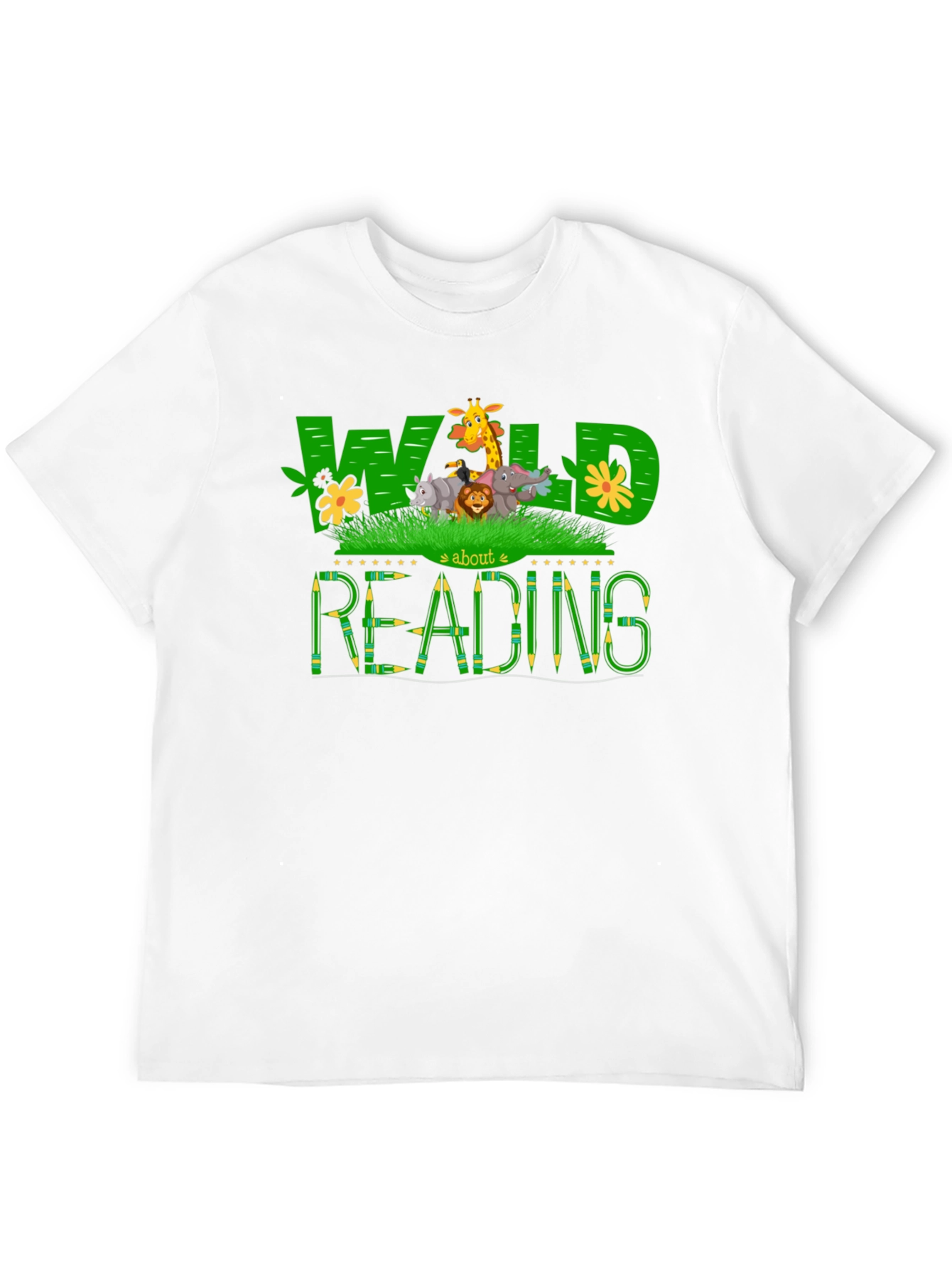 Wild About Reading Graphic T-Shirt