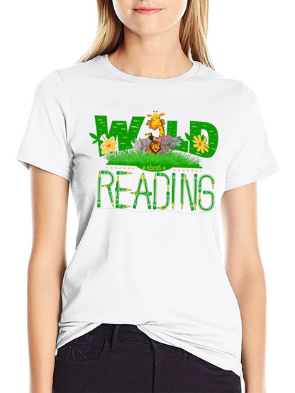 Wild About Reading Graphic T-Shirt