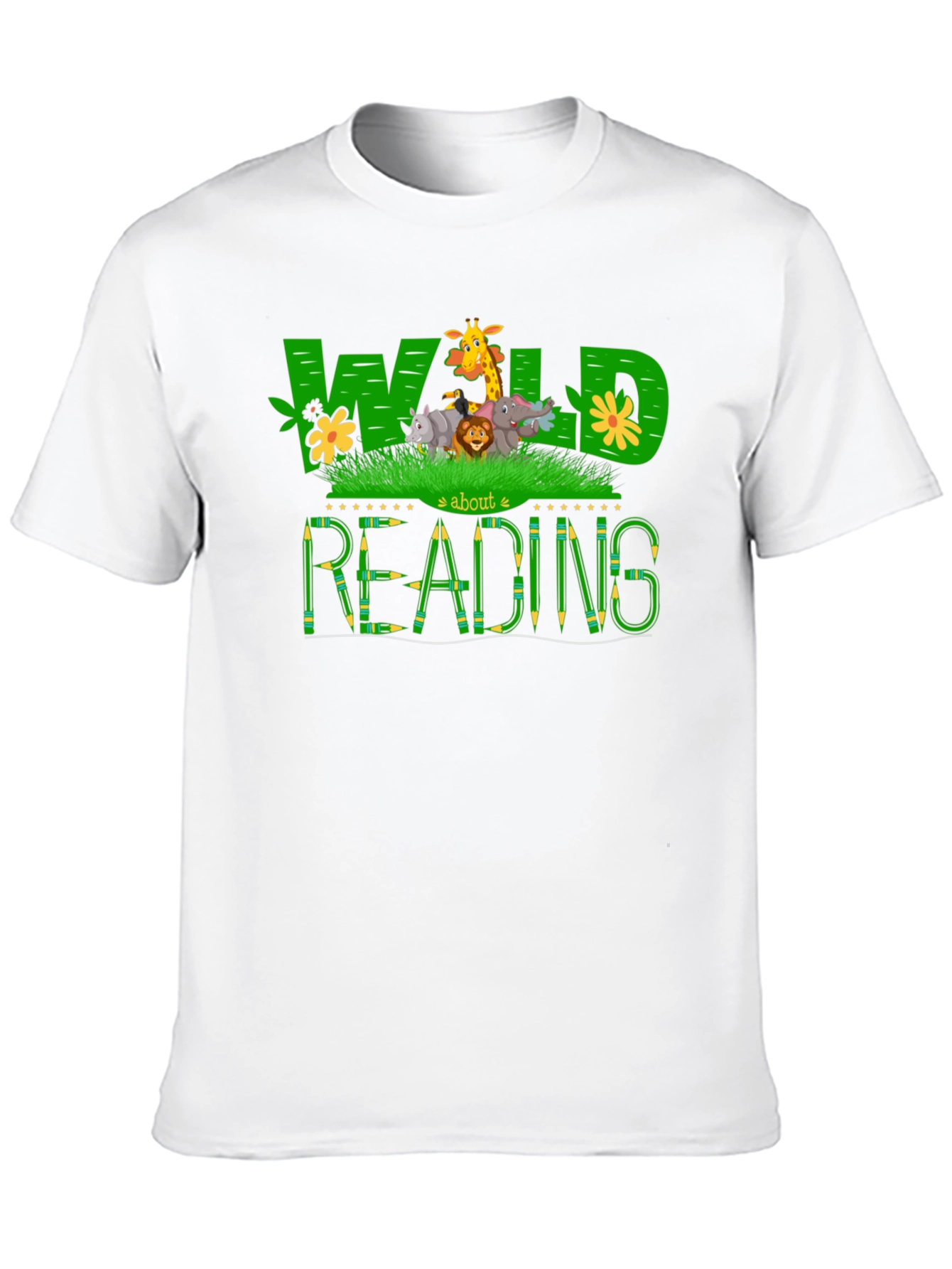 Wild About Reading Graphic T-Shirt