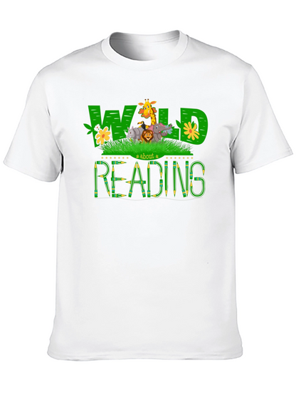 Wild About Reading Graphic T-Shirt
