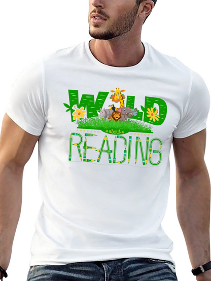 Wild About Reading Graphic T-Shirt