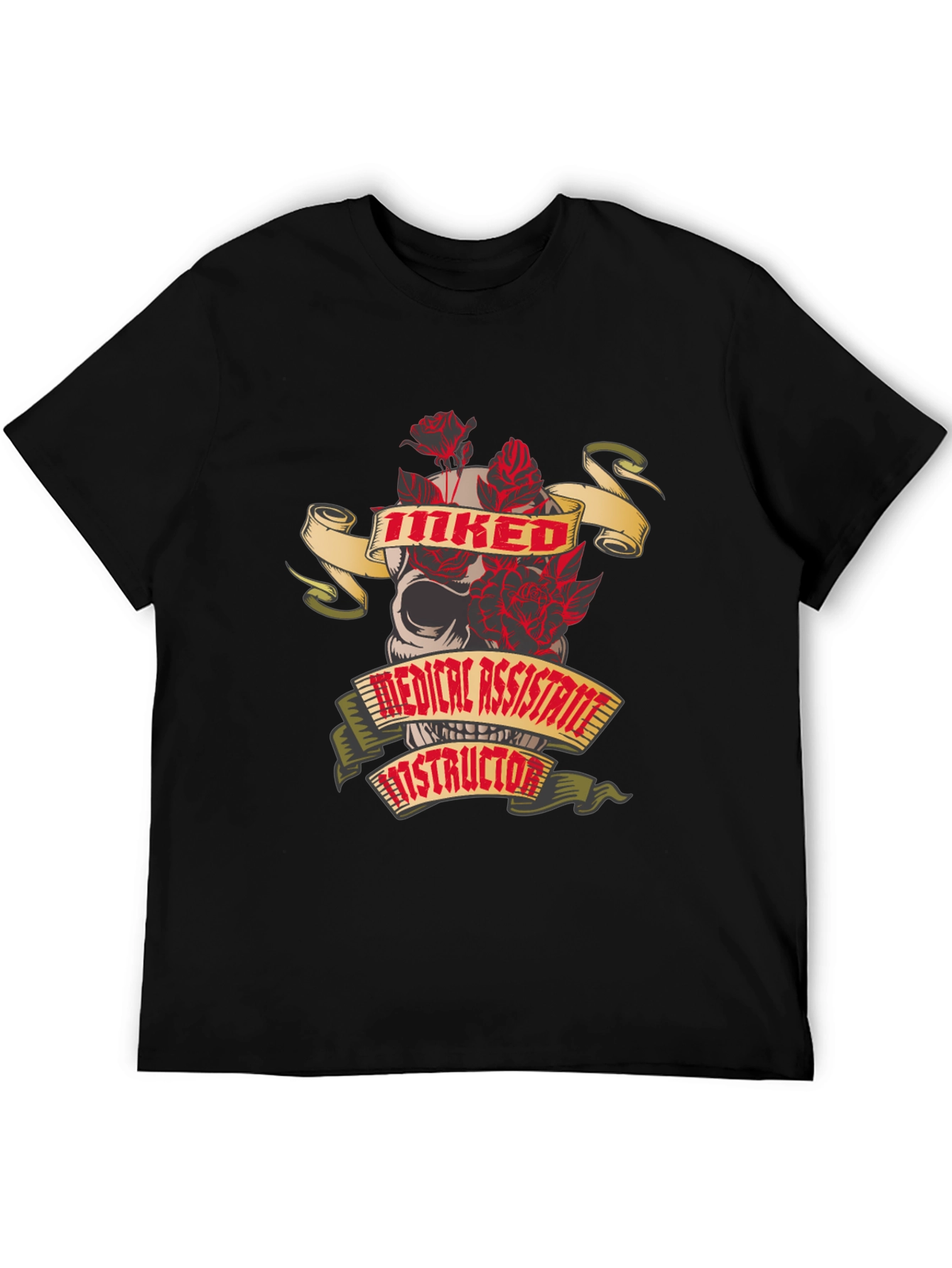 Inked Medical Assistant Instructor Black T-Shirt