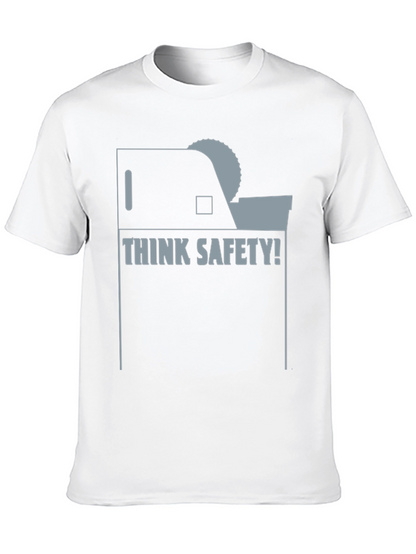 Think Safety T-Shirt - Funny Woodworking Tee