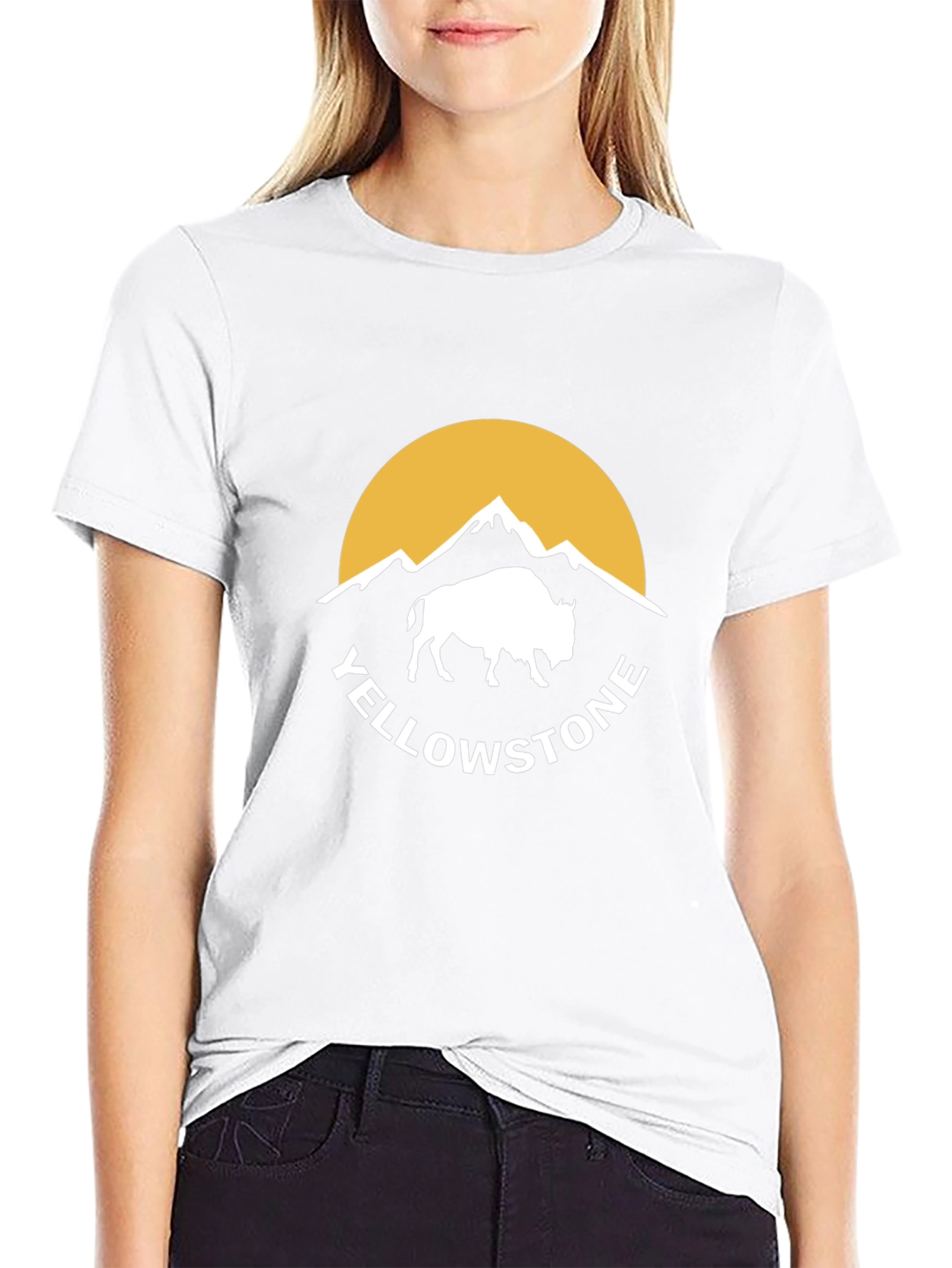 Yellowstone Buffalo Graphic Tee - Black