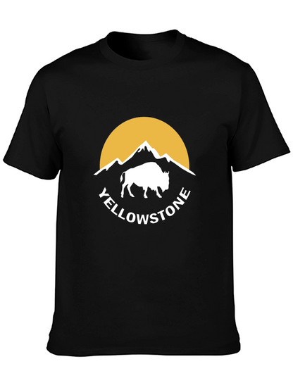 Yellowstone Buffalo Graphic Tee - Black