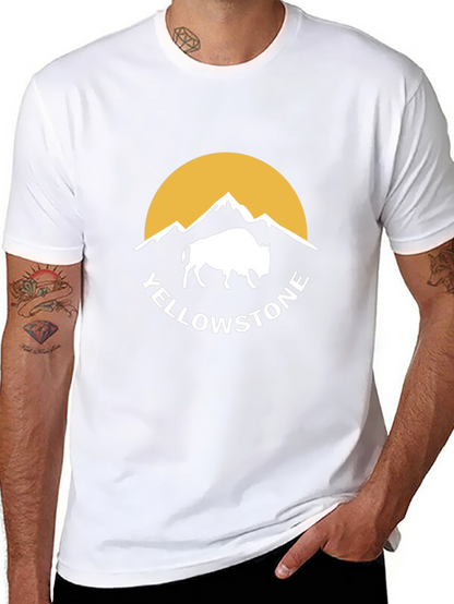 Yellowstone Buffalo Graphic Tee - Black