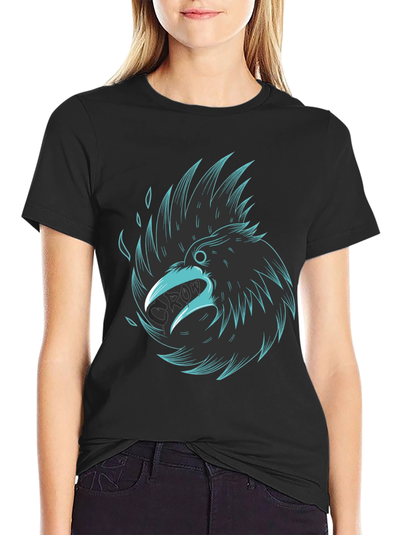 Raven Graphic Black Tee