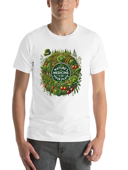 Natures Medicine T-Shirt - Eat Your Plate!