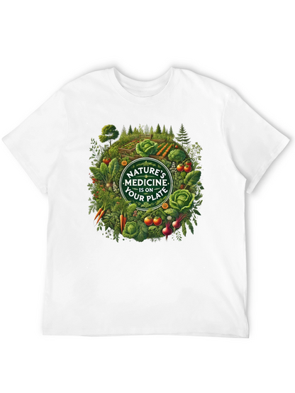 Natures Medicine T-Shirt - Eat Your Plate!
