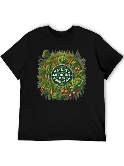 Natures Medicine T-Shirt - Eat Your Plate!