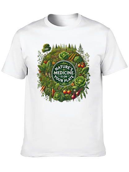 Natures Medicine T-Shirt - Eat Your Plate!