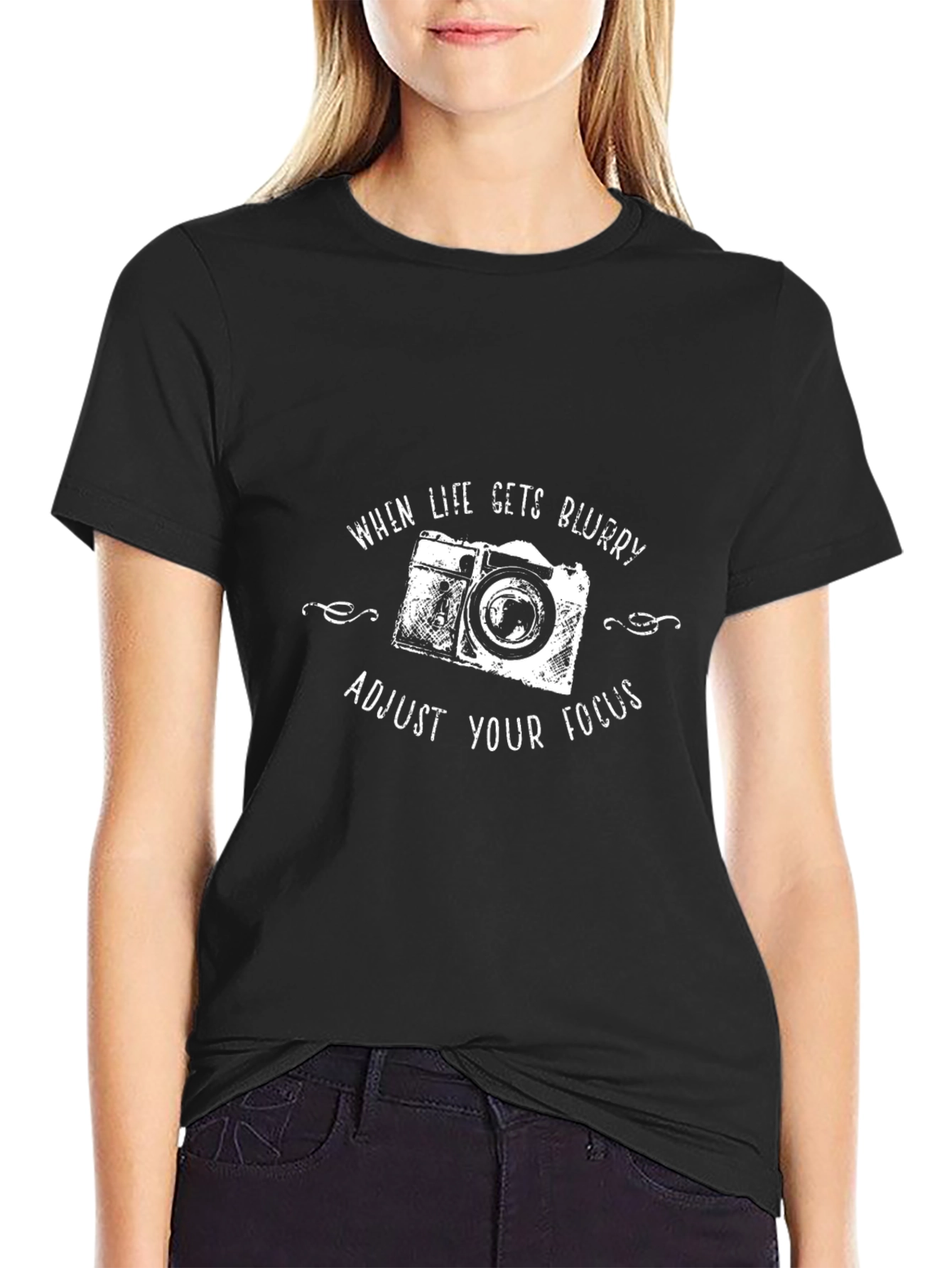Adjust Your Focus Graphic Tee - Camera Lover T-Shirt