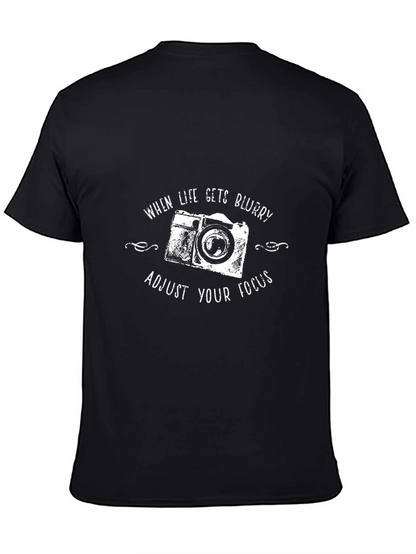 Adjust Your Focus Graphic Tee - Camera Lover T-Shirt