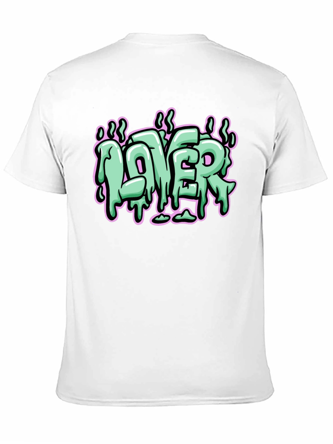 Lover Graphic Print Black T-Shirt
