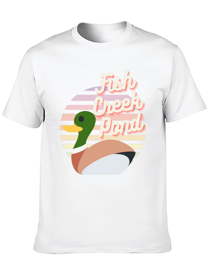 Fish Creek Pond Retro Duck T-Shirt