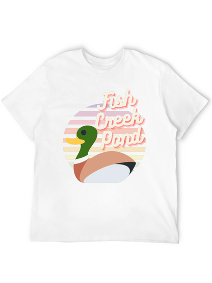 Fish Creek Pond Retro Duck T-Shirt