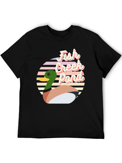 Fish Creek Pond Retro Duck T-Shirt