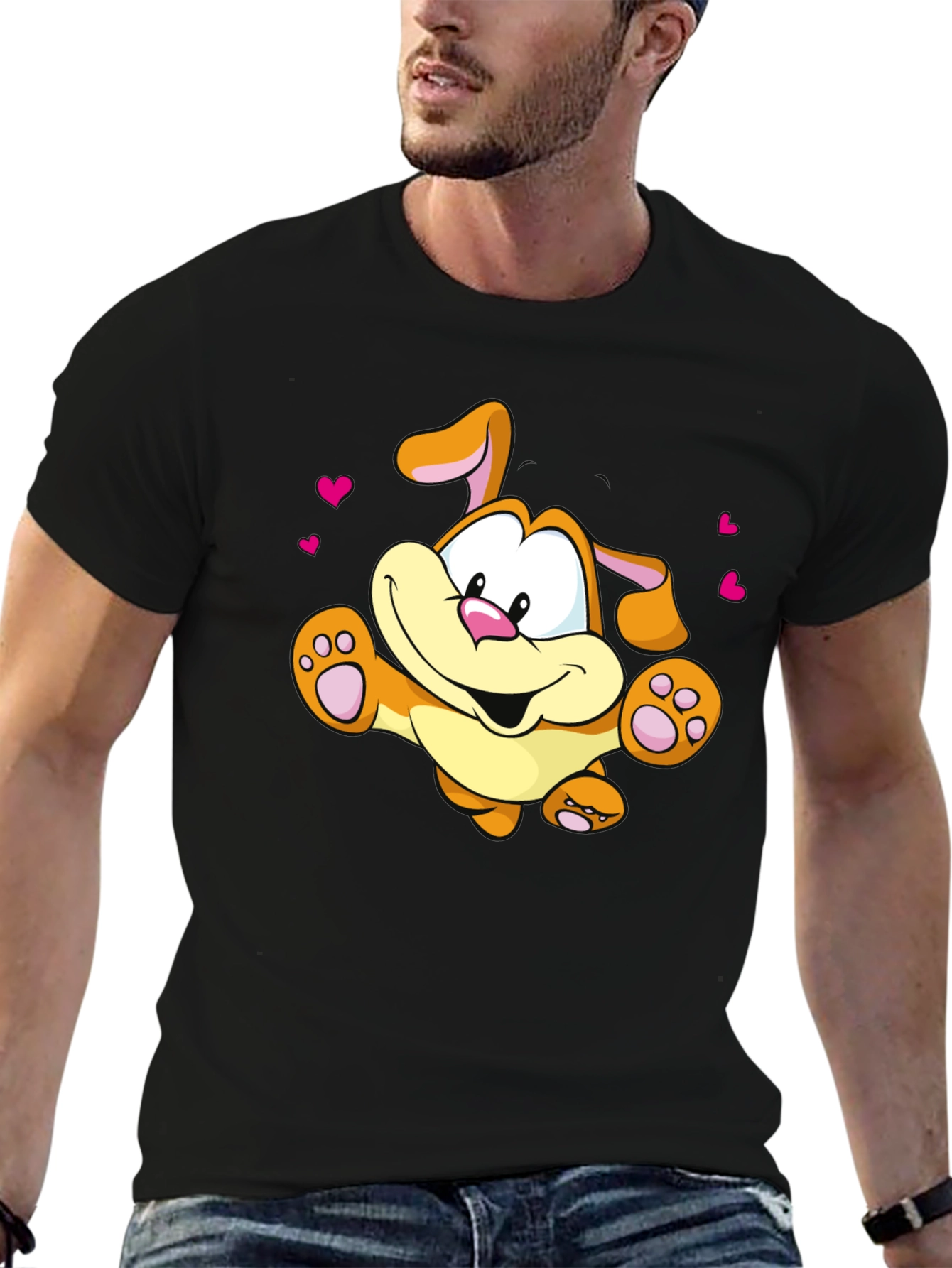 Cartoon Dog T-Shirt - Cute & Playful Design