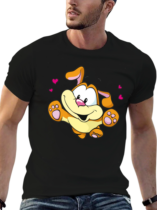 Cartoon Dog T-Shirt - Cute & Playful Design