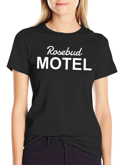 Rosebud Motel Black Graphic T-Shirt