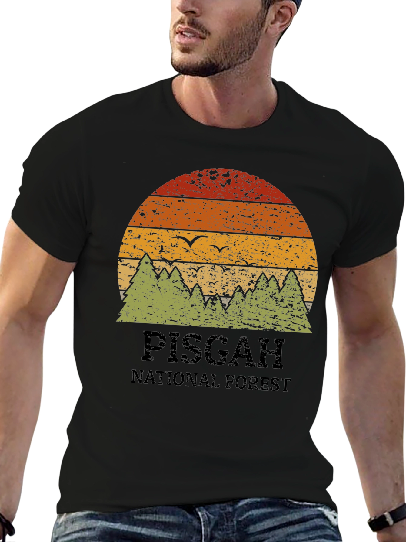 Pisgah National Forest Retro Graphic Tee