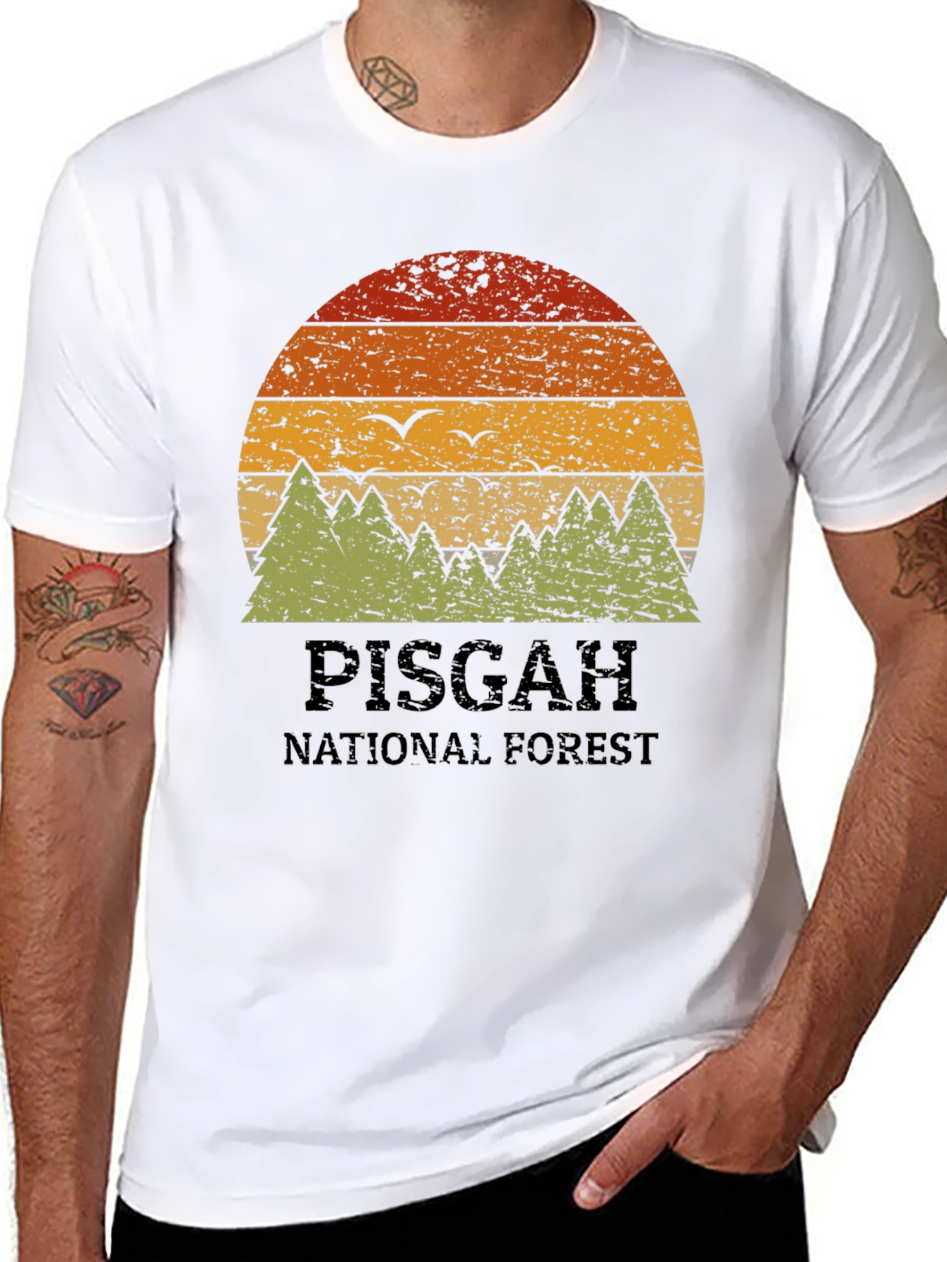 Pisgah National Forest Retro Graphic Tee