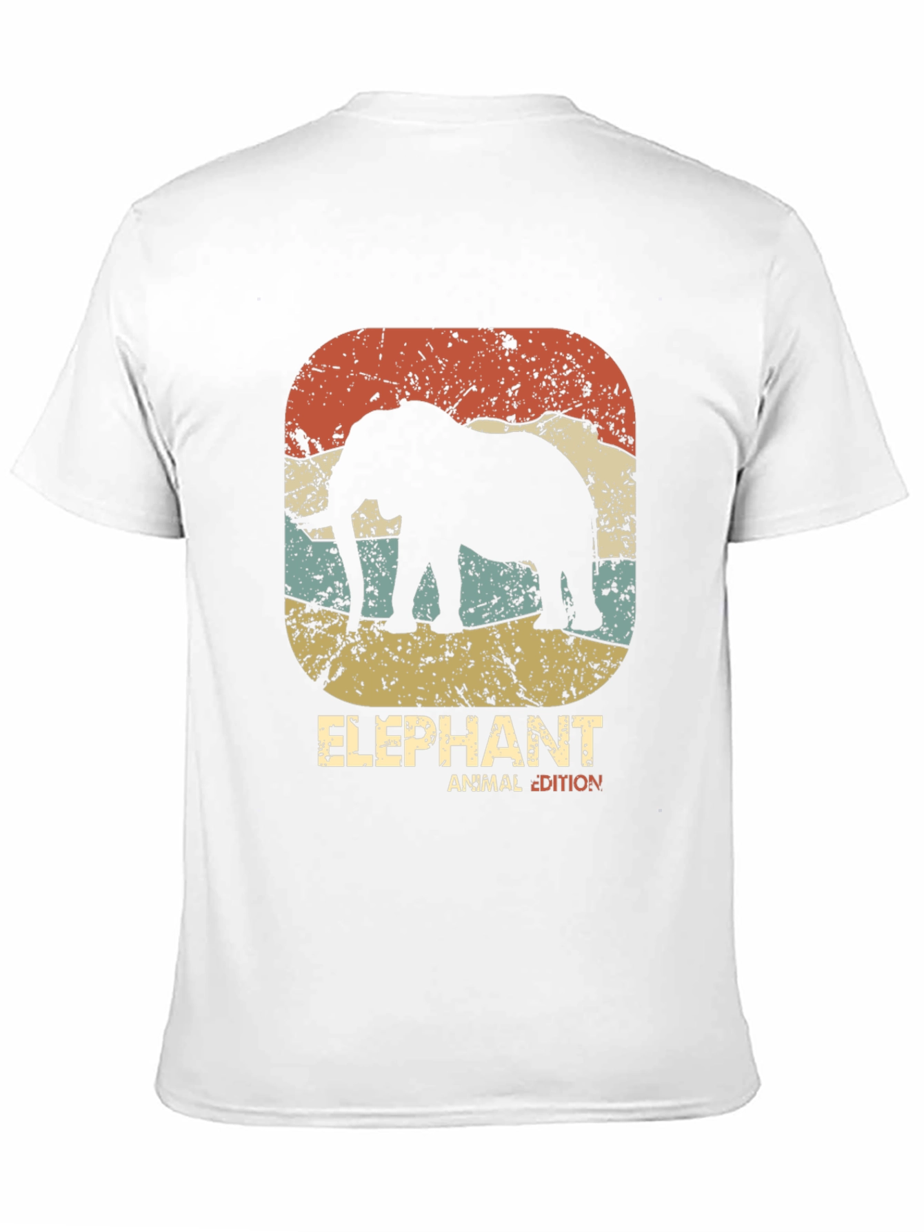 Retro Elephant Graphic Tee - Animal Edition