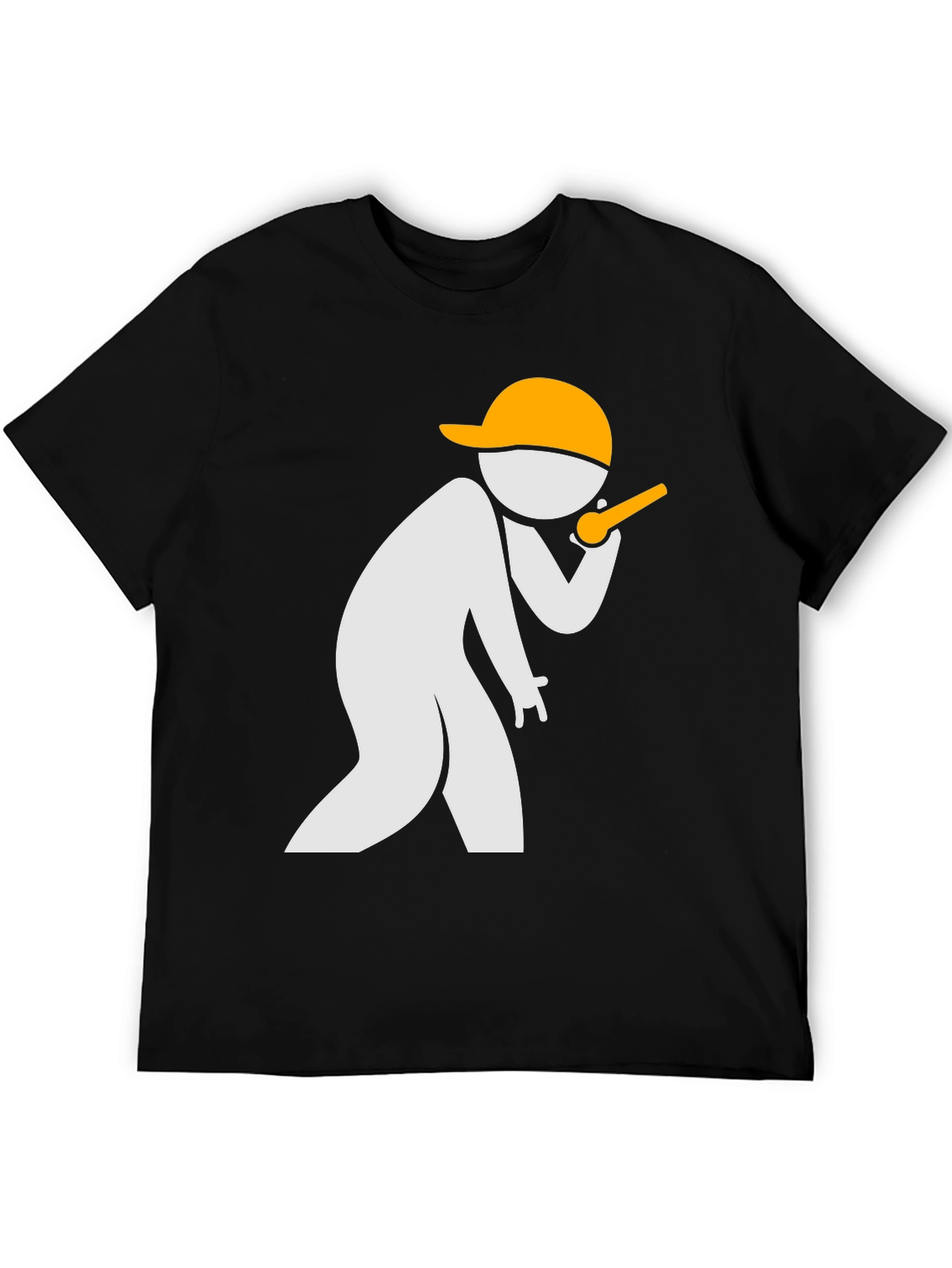 Whistleblower Graphic Tee - Black Casual T-Shirt