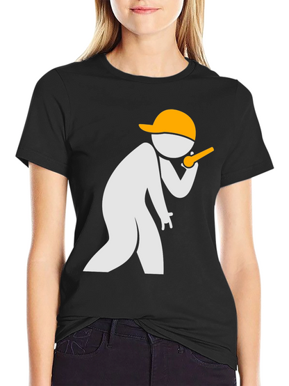 Whistleblower Graphic Tee - Black Casual T-Shirt