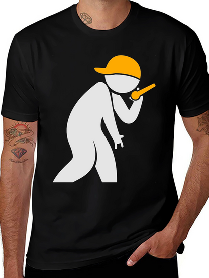 Whistleblower Graphic Tee - Black Casual T-Shirt