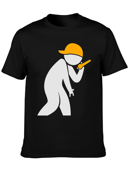 Whistleblower Graphic Tee - Black Casual T-Shirt